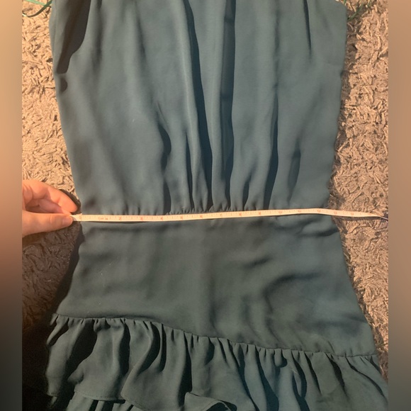 NWT Krisa Halter Asymmetrical Ruffle Mini XS - Picture 9 of 16